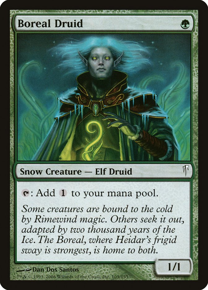 Magic the Gathering Card - Boreal Druid - MTG Circle