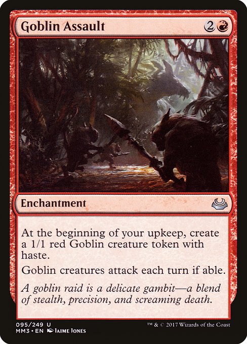Magic the Gathering Card - Goblin Assault - MTG Circle