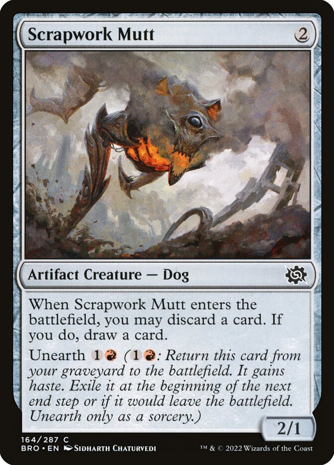 Magic the Gathering Card - Scrapwork Mutt - MTG Circle