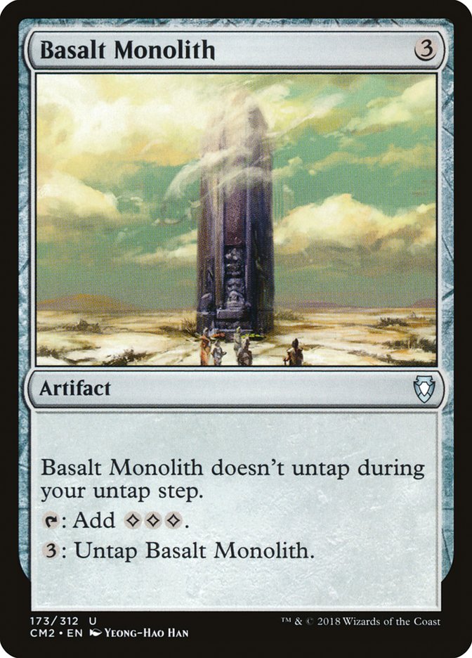 Magic the Gathering Card - Basalt Monolith - MTG Circle