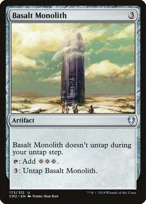 Magic the Gathering Card - Basalt Monolith - MTG Circle