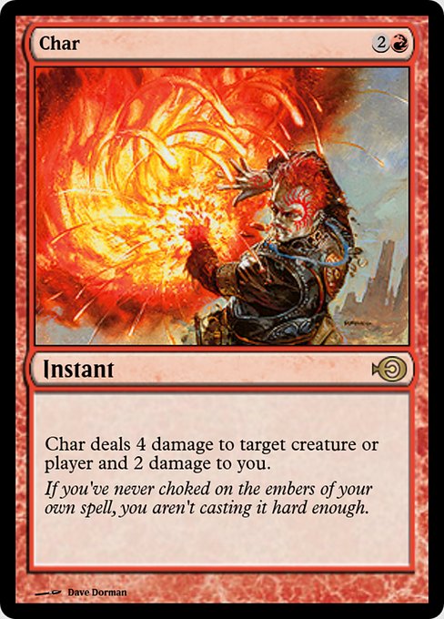 Magic the Gathering Card - Char - MTG Circle