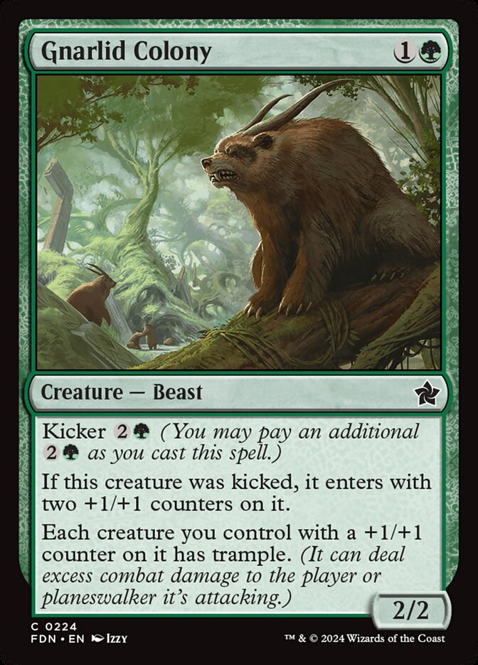 Magic the Gathering Card - Gnarlid Colony - MTG Circle