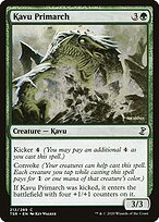Magic the Gathering Card - Kavu Primarch - MTG Circle