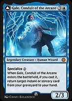 Magic the Gathering Card - Gale, Conduit of the Arcane - MTG Circle