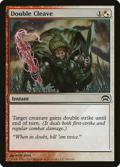 Magic the Gathering Card - Double Cleave - MTG Circle