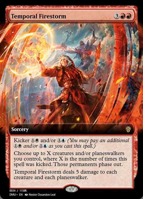 Magic the Gathering Card - Temporal Firestorm - MTG Circle