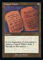 Magic the Gathering Card - Copper Tablet - MTG Circle
