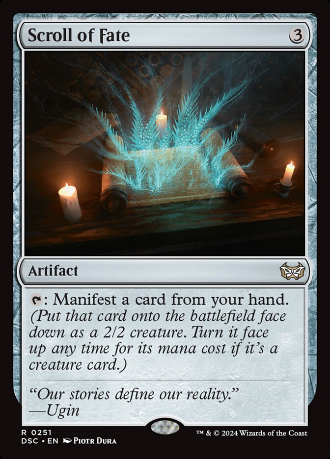 Magic the Gathering Card - Scroll of Fate - MTG Circle
