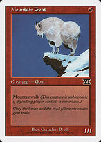 Magic the Gathering Card - Mountain Goat - MTG Circle