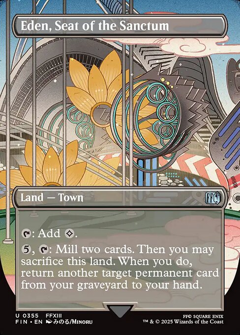 Magic the Gathering Card - Eden, Seat of the Sanctum - MTG Circle