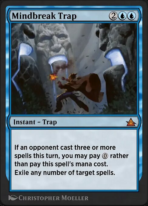 Magic the Gathering Card - Mindbreak Trap - MTG Circle
