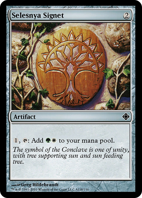 Magic the Gathering Card - Selesnya Signet - MTG Circle