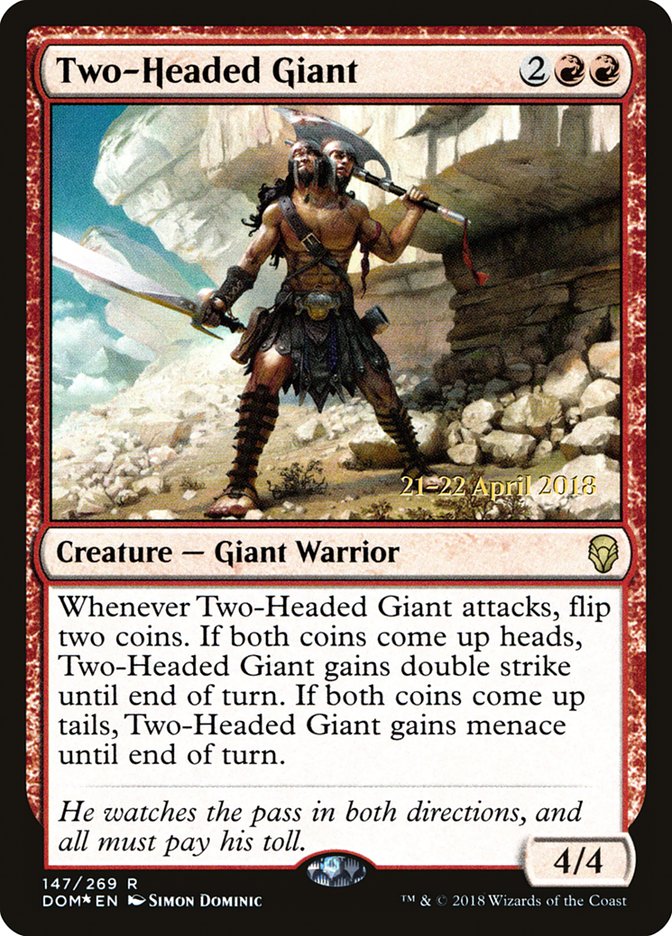 Magic the Gathering Card - Two-Headed Giant - MTG Circle