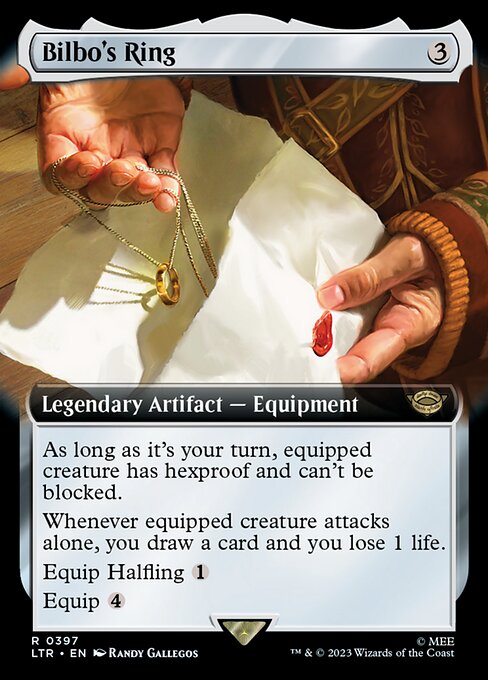 Magic the Gathering Card - Bilbo's Ring - MTG Circle