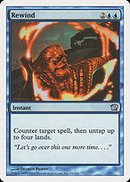 Magic the Gathering Card - Rewind - MTG Circle