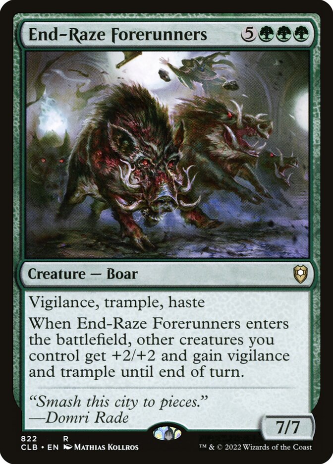 Magic the Gathering Card - End-Raze Forerunners - MTG Circle