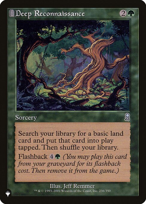 Magic the Gathering Card - Deep Reconnaissance - MTG Circle