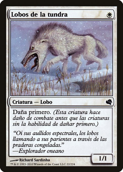 Magic the Gathering Card - Tundra Wolves - MTG Circle