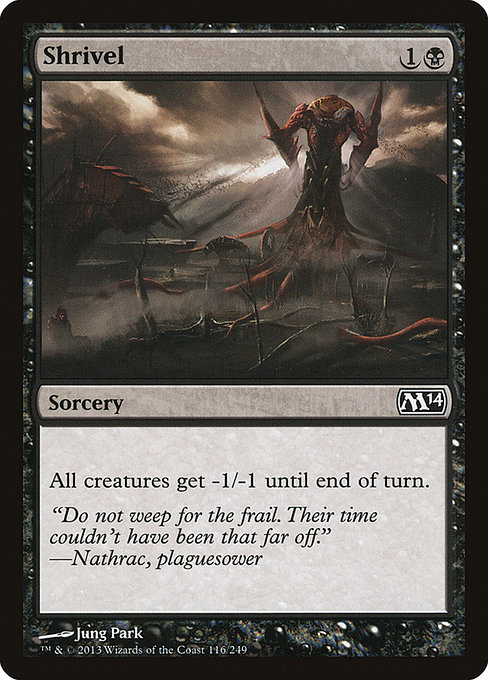 Magic the Gathering Card - Shrivel - MTG Circle