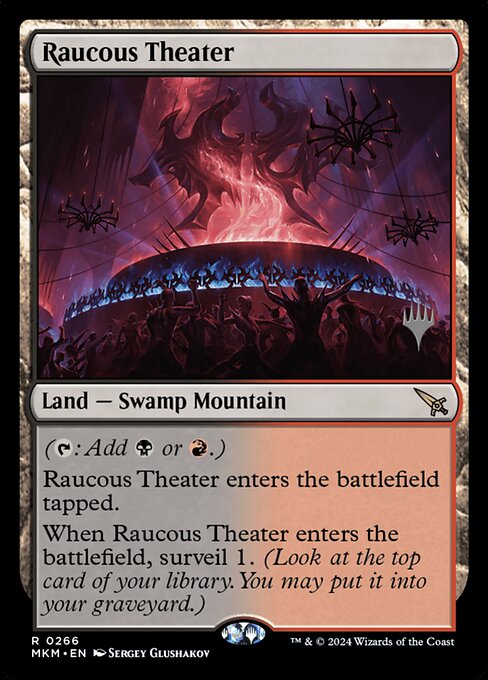 Magic the Gathering Card - Raucous Theater - MTG Circle