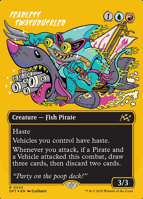 Magic the Gathering Card - Fearless Swashbuckler - MTG Circle