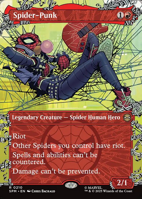 Magic the Gathering Card - Spider-Punk - MTG Circle