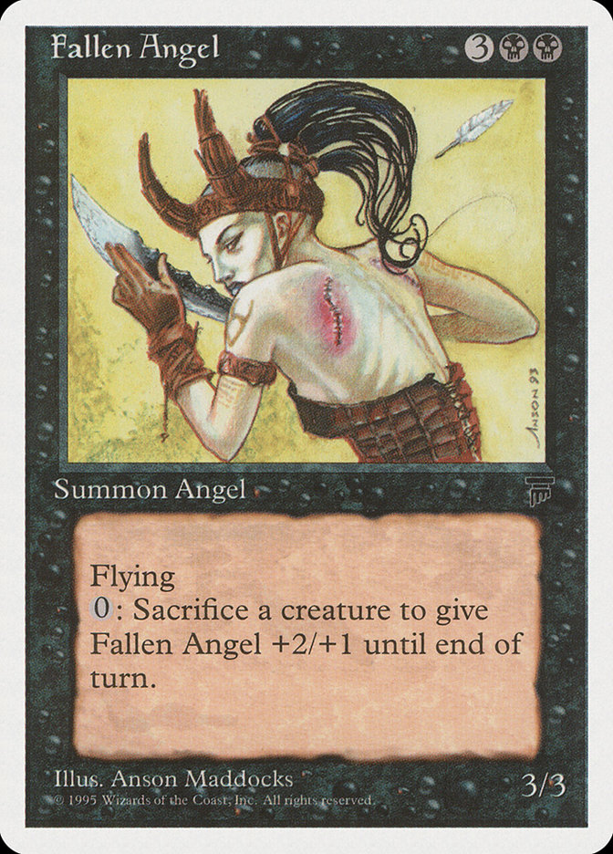 Magic the Gathering Card - Fallen Angel - MTG Circle