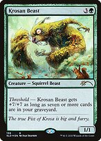 Magic the Gathering Card - Krosan Beast - MTG Circle