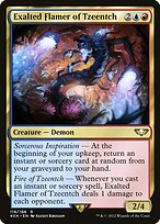 Magic the Gathering Card - Exalted Flamer of Tzeentch - MTG Circle