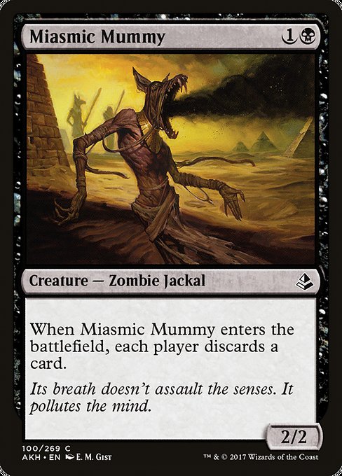 Magic the Gathering Card - Miasmic Mummy - MTG Circle
