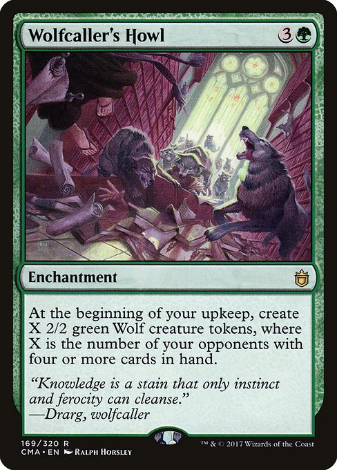 Magic the Gathering Card - Wolfcaller's Howl - MTG Circle
