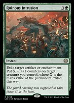 Magic the Gathering Card - Ruinous Intrusion - MTG Circle