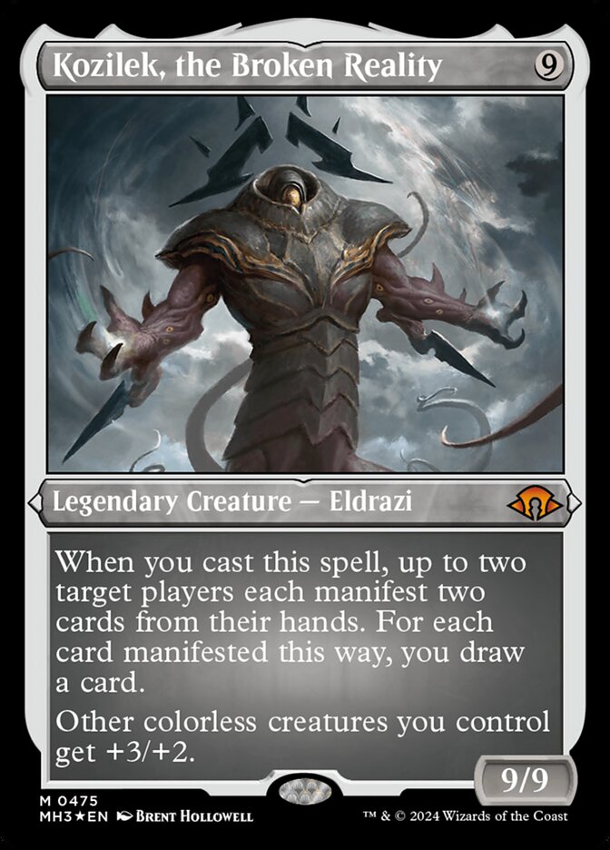 Magic the Gathering Card - Kozilek, the Broken Reality - MTG Circle