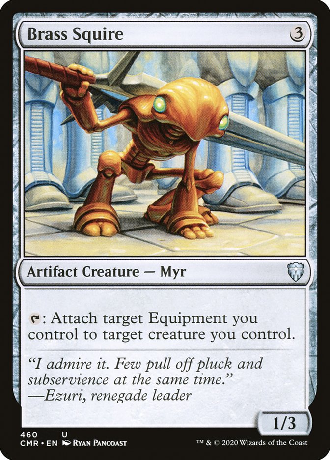 Magic the Gathering Card - Brass Squire - MTG Circle