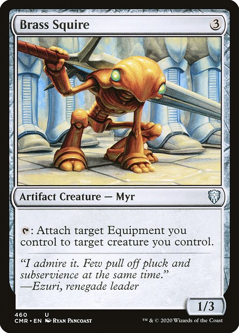 Magic the Gathering Card - Brass Squire - MTG Circle