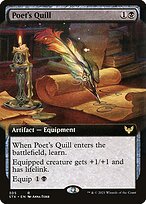 Magic the Gathering Card - Poet's Quill - MTG Circle