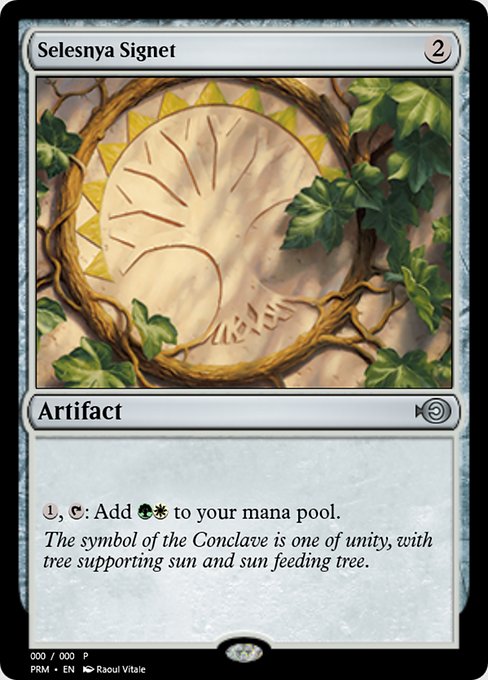 Magic the Gathering Card - Selesnya Signet - MTG Circle