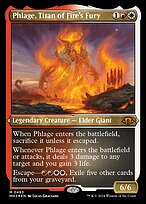 Magic the Gathering Card - Phlage, Titan of Fire's Fury - MTG Circle