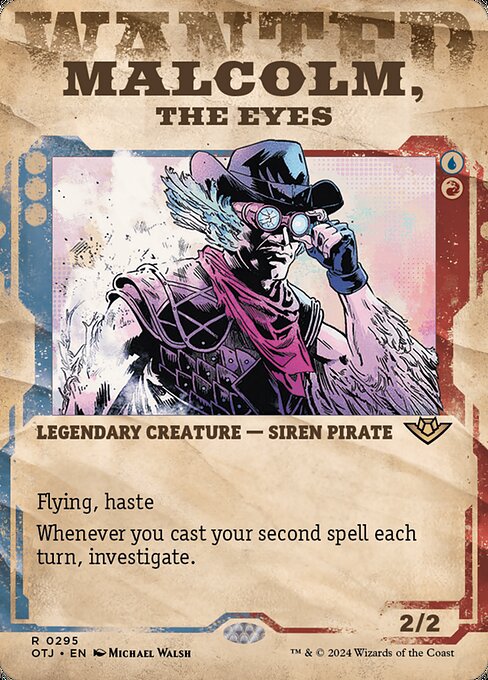 Magic the Gathering Card - Malcolm, the Eyes - MTG Circle