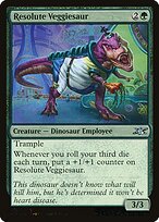 Magic the Gathering Card - Resolute Veggiesaur - MTG Circle