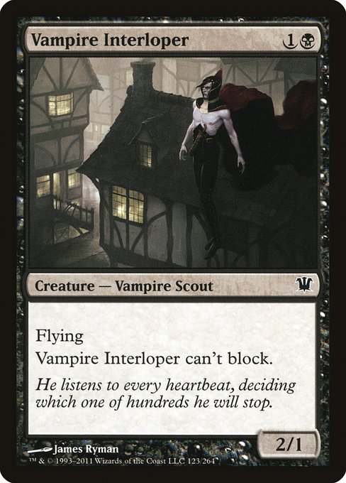 Magic the Gathering Card - Vampire Interloper - MTG Circle