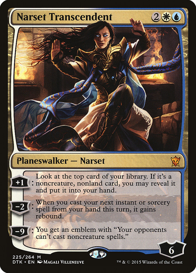 Magic the Gathering Card - Narset Transcendent - MTG Circle