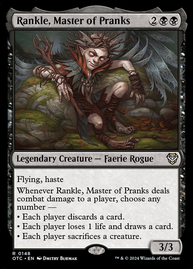 Magic the Gathering Card - Rankle, Master of Pranks - MTG Circle