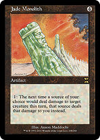 Magic the Gathering Card - Jade Monolith - MTG Circle