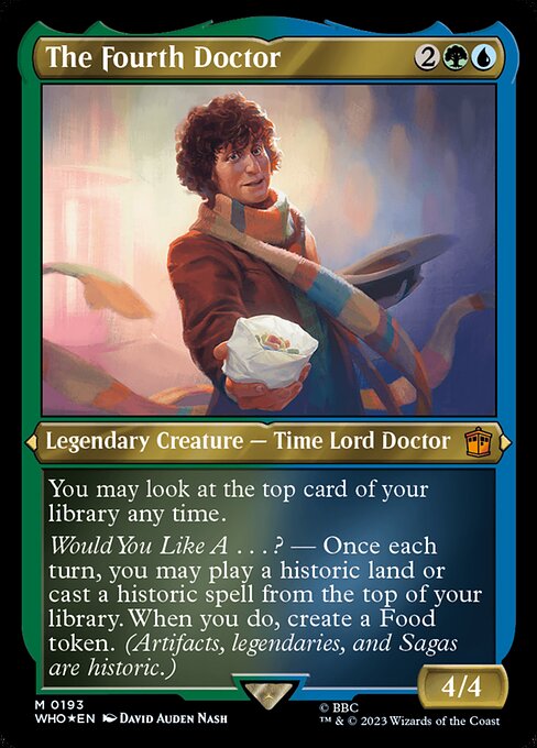 Magic the Gathering Card - The Fourth Doctor - MTG Circle