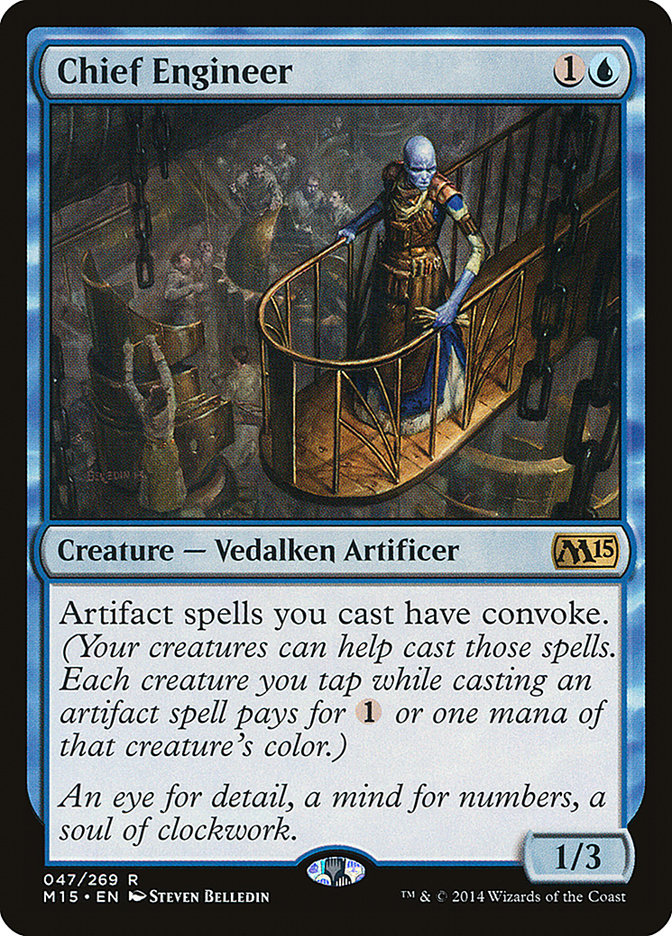 Magic the Gathering Card - Chief Engineer - MTG Circle