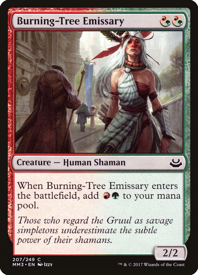 Magic the Gathering Card - Burning-Tree Emissary - MTG Circle