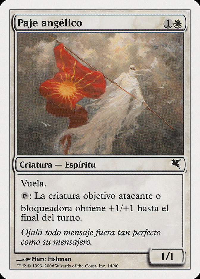 Magic the Gathering Card - Angelic Page - MTG Circle