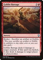 Magic the Gathering Card - Goblin Barrage - MTG Circle